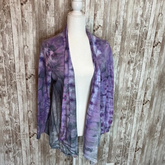 Women's Dharma Trading Company Tie Dye Cardigan Shirt size Large - Picture 1 of 5